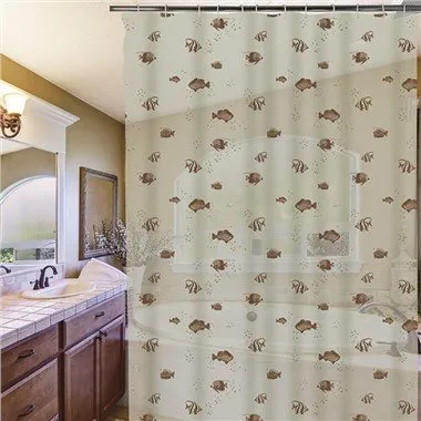 Duschdraperi av polyeten