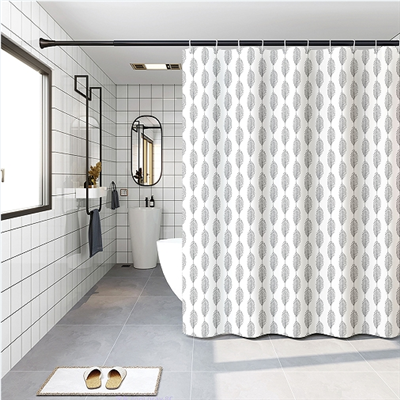 Vattentät gardin för duschfönster